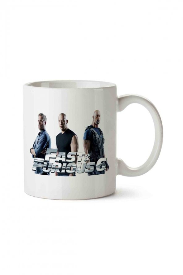 Hızlı Ve Öfkeli Fast Furious İki Tarafı Baskılı Kupa Bardak