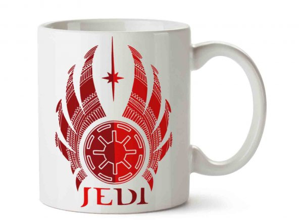 Jedi Academy İki Tarafı Baskılı Kupa Bardak