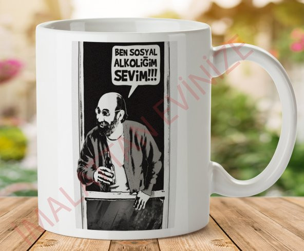 KP57 İki Tarafı Baskılı Kupa Bardak