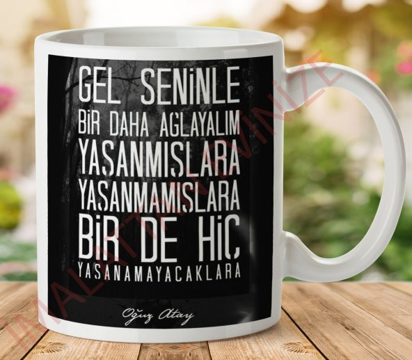 KP616 İki Tarafı Baskılı Kupa Bardak