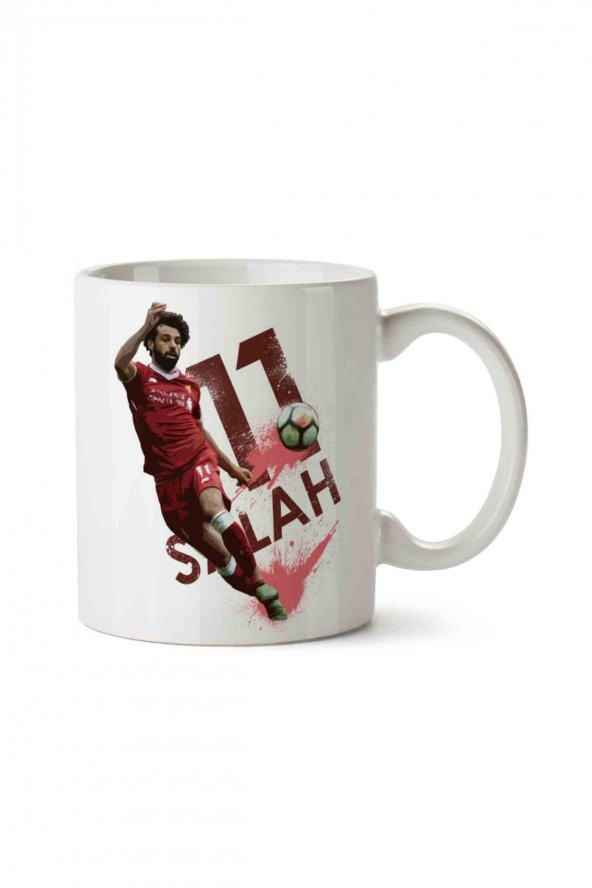 Mohamed Salah Muhammed Salah 11 Numara İki Tarafı Baskılı Kupa Bardak