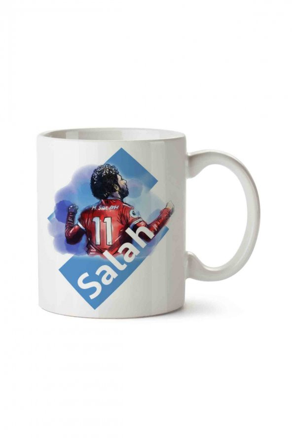 Muhammed Salah Liverpool İki Tarafı Baskılı Kupa Bardak