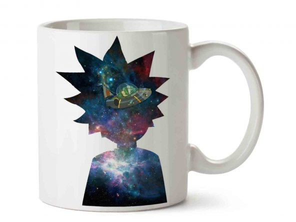 Rick And Morty The Univers İki Tarafı Baskılı Kupa Bardak