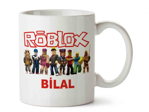 Roblox Karakterler Kişiye Özel  İstediğiniz İsim Yazılır İki Tarafı Baskılı Kupa Bardak