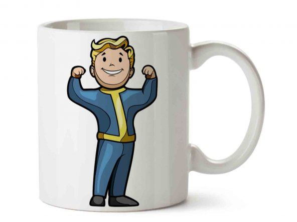 Solaire of Astora Vault Boy İki Tarafı Baskılı Kupa Bardak