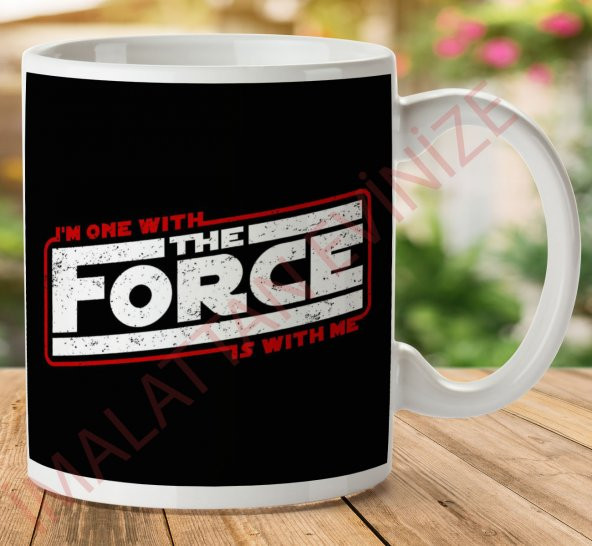 Star Wars İle Bir Sohbet İki Tarafı Baskılı Kupa Bardak