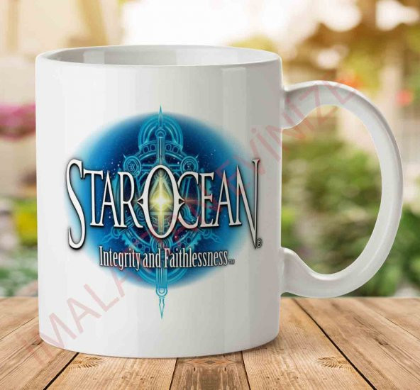 Star-Ocean-PNG-Pic İki Tarafı Baskılı Kupa Bardak - 1