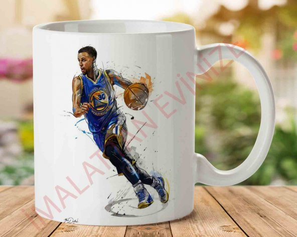 Stephen Curry (2) İki Tarafı Baskılı Kupa Bardak