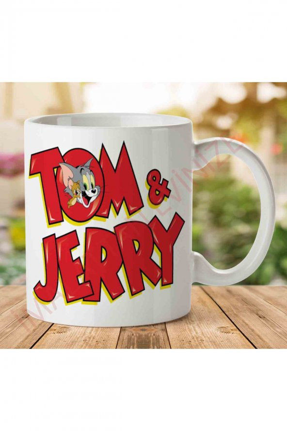 Tom and Jerry 1 İki Tarafı Baskılı Kupa Bardak