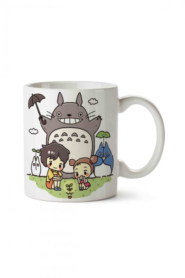 Totoro Anime 2 İki Tarafı Baskılı Kupa Bardak
