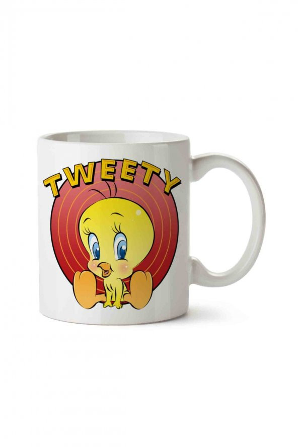 Tweety 2 İki Tarafı Baskılı Kupa Bardak