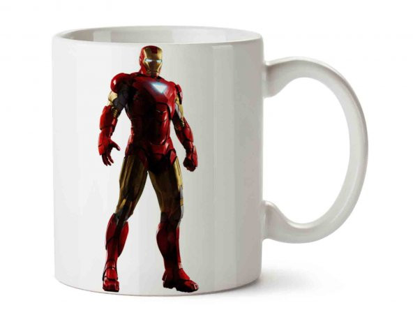İron Man  2 İki Tarafı Baskılı Kupa Bardak