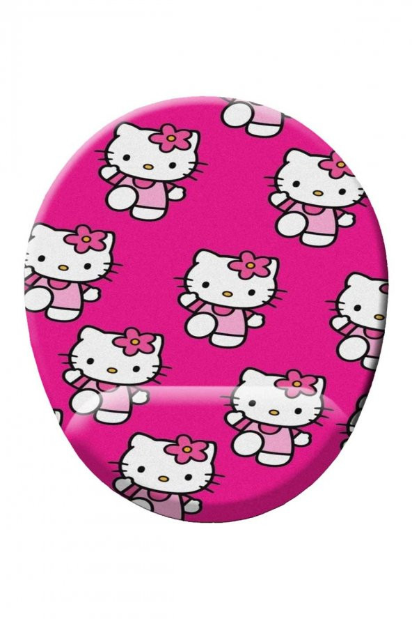 Pembeli Hello Kittyler Baskılı Bilek Destekli Mouse Pad Mousepad