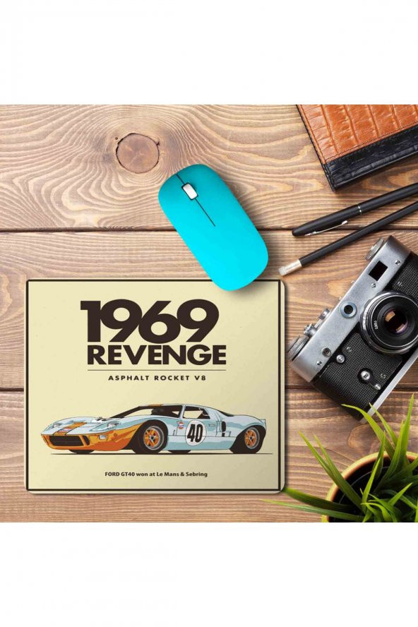 1969 Revenge gt40 Classic Baskılı Mouse Pad Mousepad