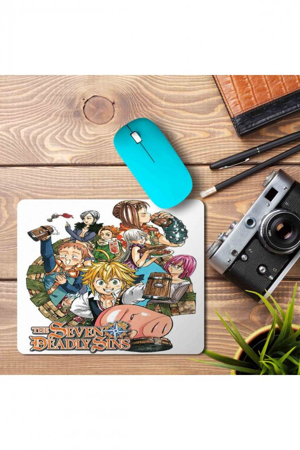 7 Pecados Capitais Nanatsu Seven Deadly Sins Baskılı Mouse Pad Mousepad