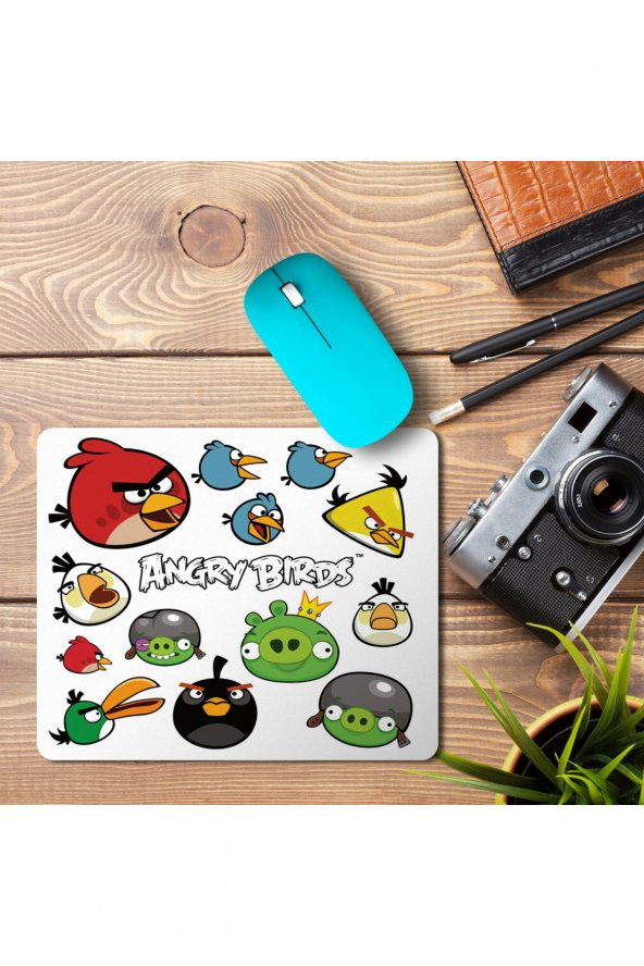 Angry Birds Animasyon Baskılı Mouse Pad Mousepad