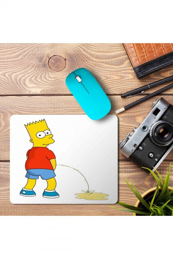 Bart Simpson Homer Simpson The Simpsons Baskılı Mouse Pad Mousepad
