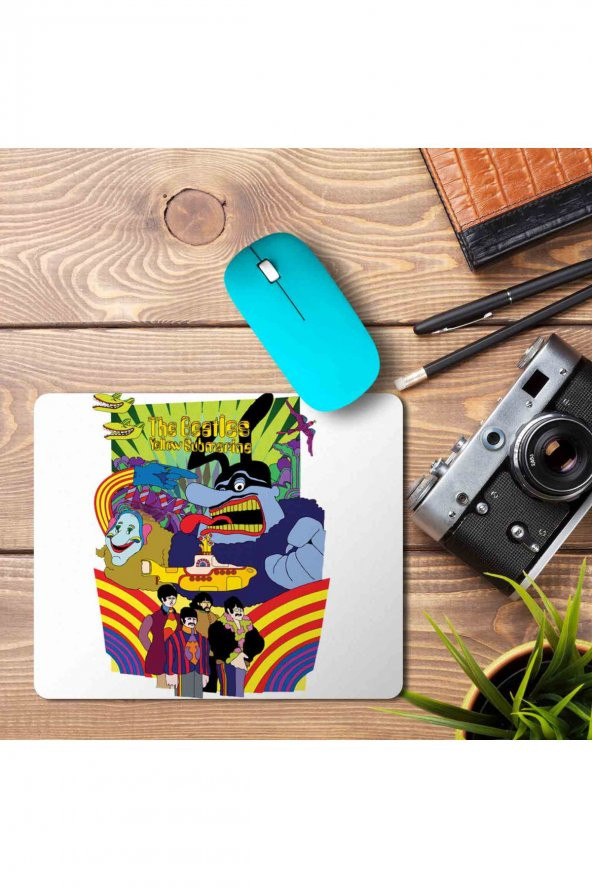 Beatles Yellow Submarine Baskılı Mouse Pad Mousepad Baskılı Mouse Pad Mousepad
