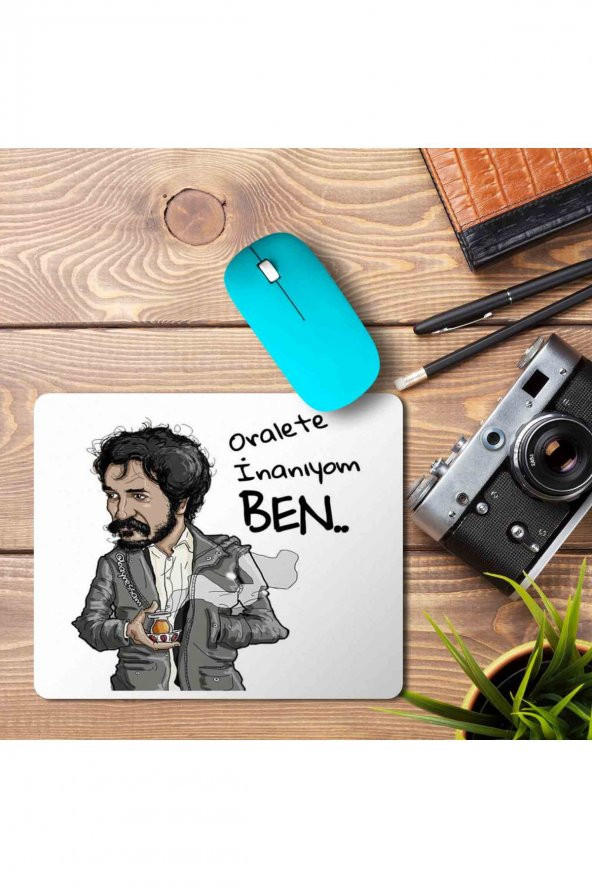 Behzat Ç Hayalet Oralete İnanıyom Ben Baskılı Mouse Pad Mousepad Baskılı Mouse Pad Mousepad