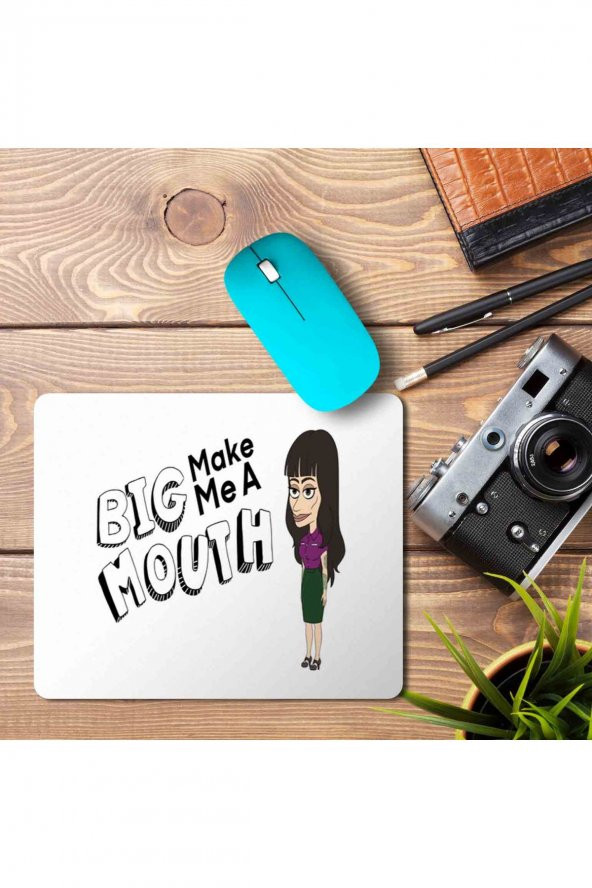 Big Mouth Make Me A Baskılı Mouse Pad Mousepad Baskılı Mouse Pad Mousepad