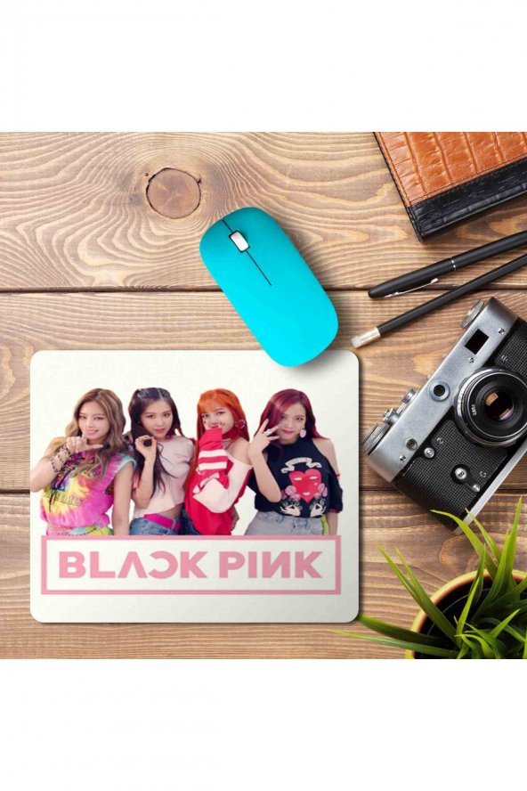 Black Pink Logo Blackpink 2 Baskılı Mouse Pad Mousepad