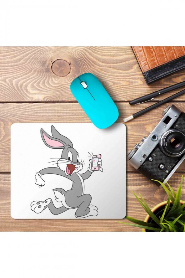 Bugs Bunny Telefon Baskılı Mouse Pad Mousepad