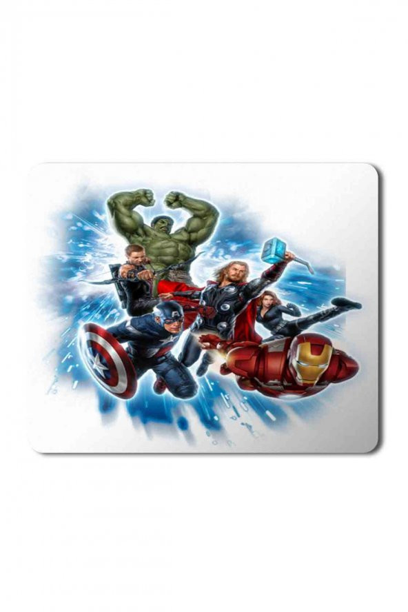 Captain America Thor Hulk Superhero Avengers Baskılı Mouse Pad Mousepad