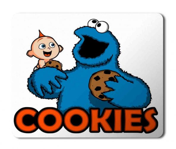 Cookie Monsters Kurabiye Canavarı 2 Baskılı Mouse Pad Mousepad