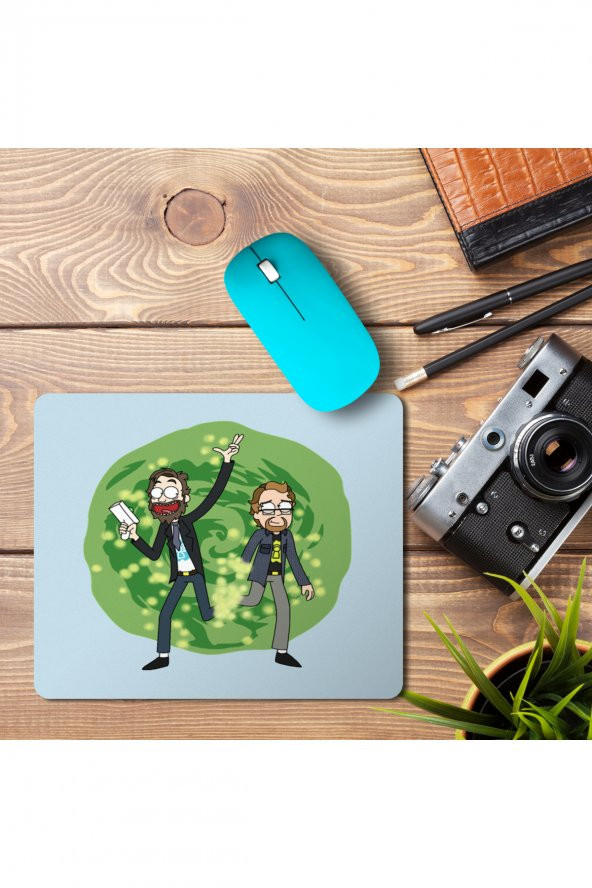 Dan and Justin (Creators as Rick and Morty) 2 Baskılı Mouse Pad Mousepad