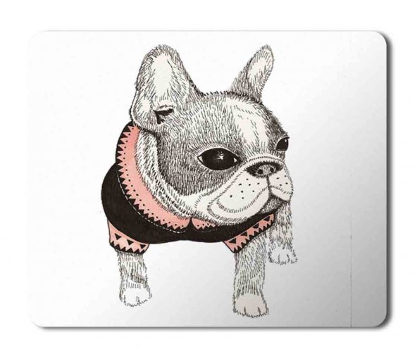 French Bulldog Pug Boston Terrier Baskılı Mouse Pad Mousepad