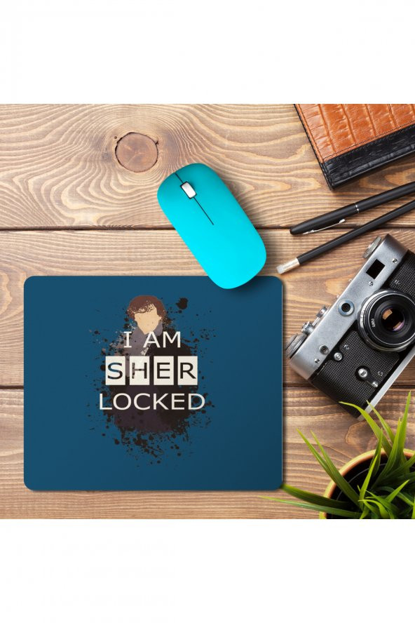 I AM SHER LOCKED  2 Baskılı Mouse Pad Mousepad