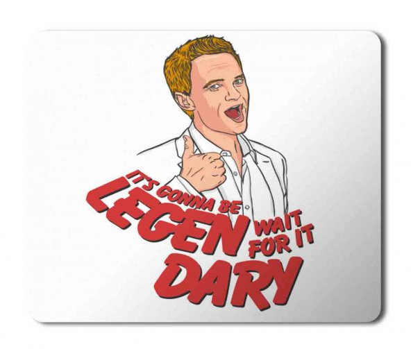 Legendary Barney Stinson How I Met Your Mother Baskılı Mouse Pad Mousepad