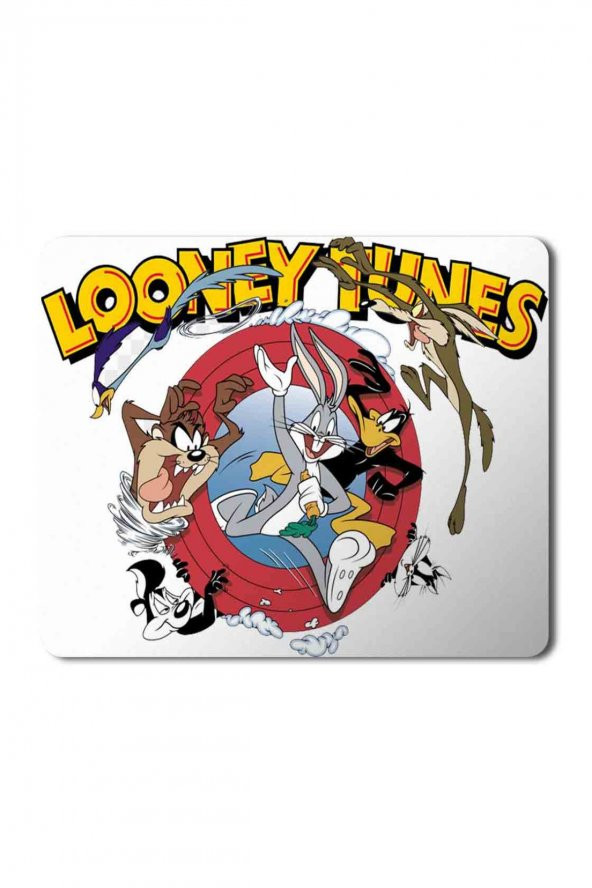 Looney Tunes Bugs Bunny Sylevester Baskılı Mouse Pad Mousepad