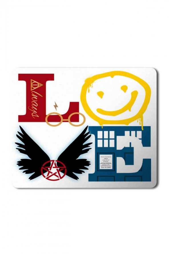 Love Doctor Who Baskılı Mouse Pad Mousepad