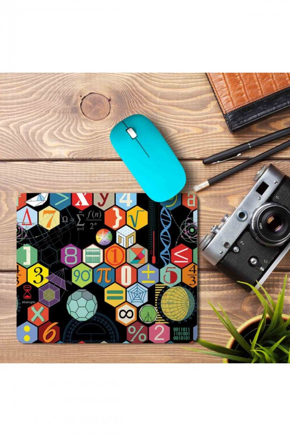 Matematik Semboller Baskılı Mouse Pad Mousepad