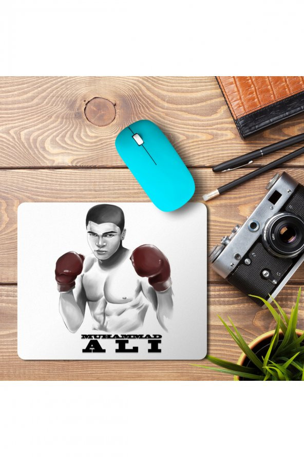 Muhammad Ali Iconic Pose 2+ Baskılı Mouse Pad Mousepad