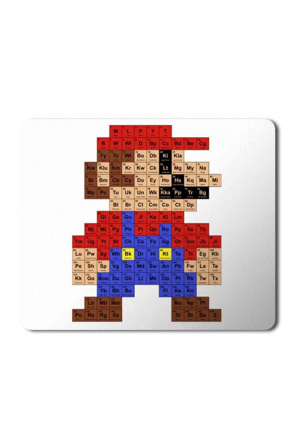 Periodik Tablo Mario Baskılı Mouse Pad Mousepad