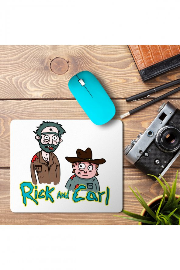 Rick & Carl  2 Baskılı Mouse Pad Mousepad