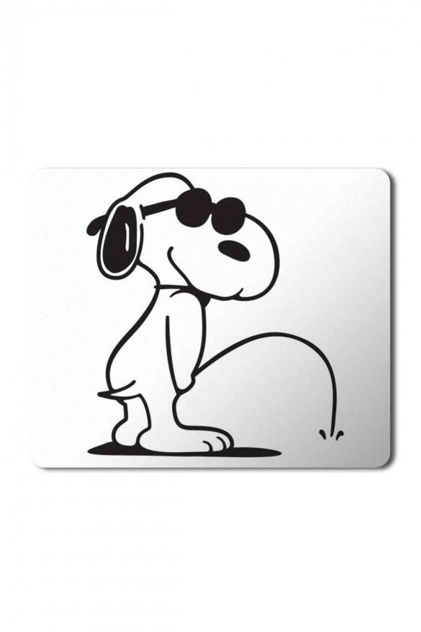Snoopy Bad Dog Baskılı Mouse Pad Mousepad