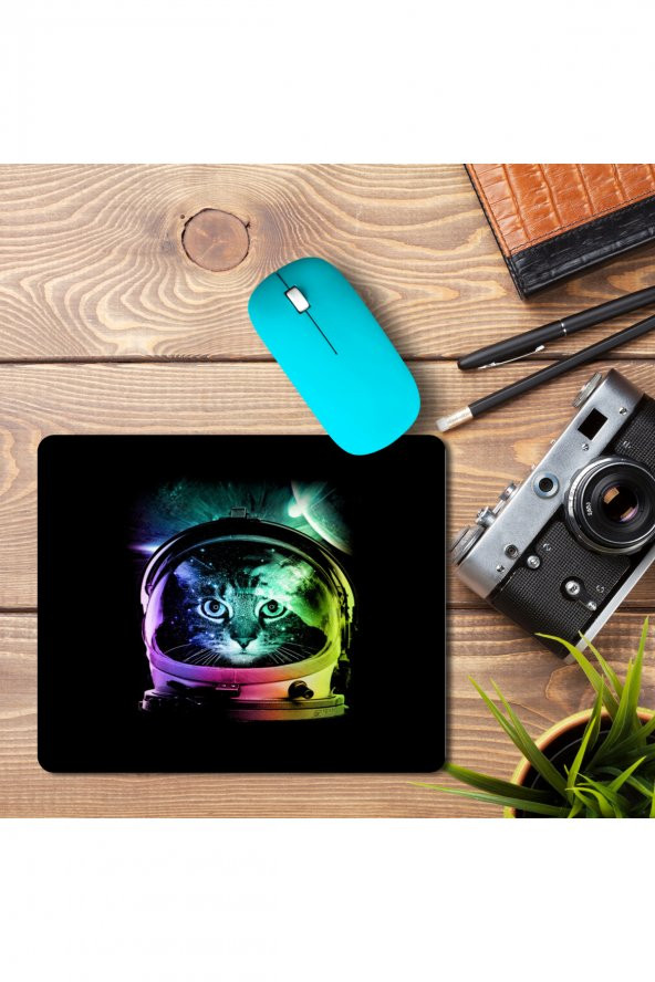 Space Cat V Baskılı Mouse Pad Mousepad