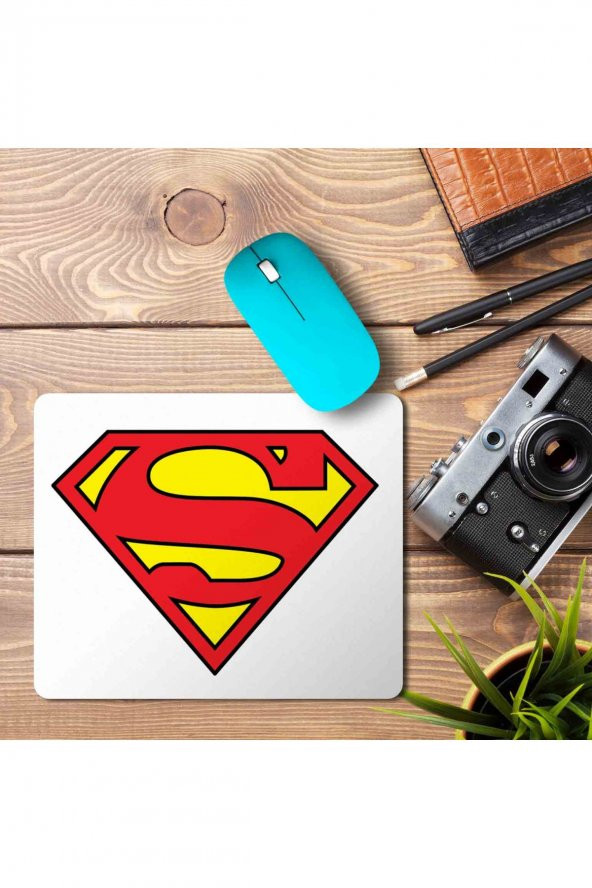 Süpermen Logo Baskılı Mouse Pad Mousepad