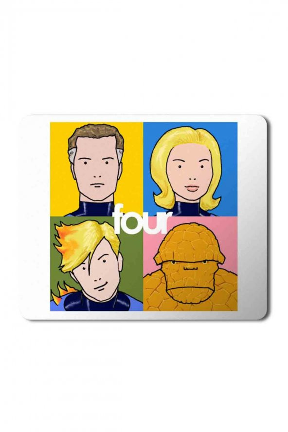 The Fantastic Four On The Best Of Blur Baskılı Mouse Pad Mousepad