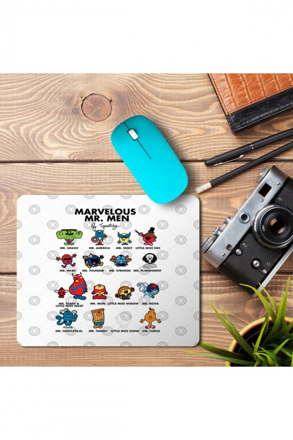 The Marvelous Mr Men 2 Baskılı Mouse Pad Mousepad