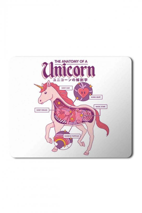 Unicorn Anatomy 2 Baskılı Mouse Pad Mousepad