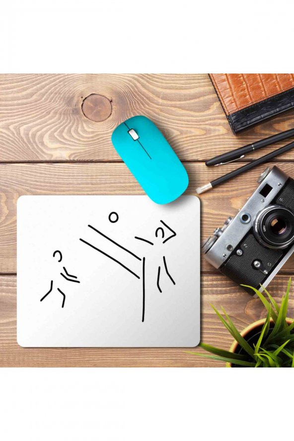 Voleybol Çizgi Baskılı Mouse Pad Mousepad
