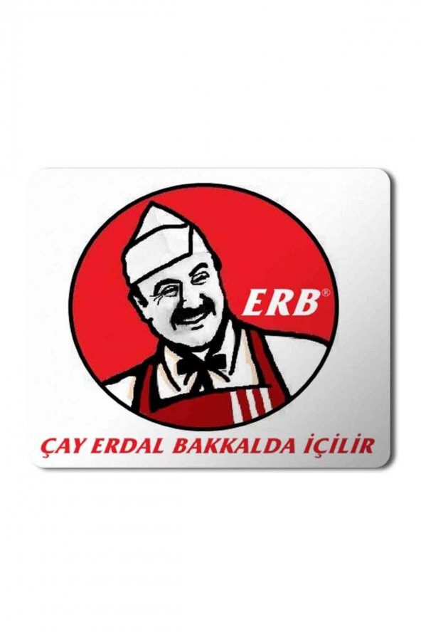 Çay Erdal Bakkalda İçilir ERB Baskılı Mouse Pad Mousepad