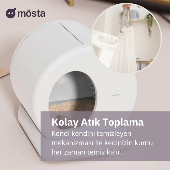 Ubtech Smart Ucat C10 Pro Akıllı Otomatik Kedi Tuvaleti(Yeni Versiyon) - 5
