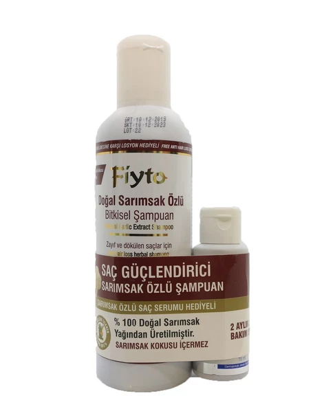 Fiyto Doğal Sarımsak Özlü 500 ml Bitkisel Şampuan