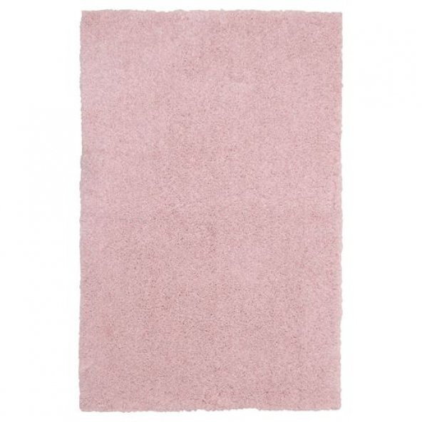 Pembe Renk Mini Yumuşak Peluş Halı MeridyenDukkan Paket 60x90 Cm-Banyo Halısı