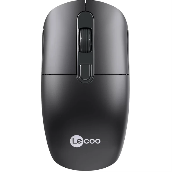 Lenovo Lecoo M2001 Nano Alıcılı Kablosuz 16000Dpi Siyah 4 Tuş Mouse ürün görseli 1